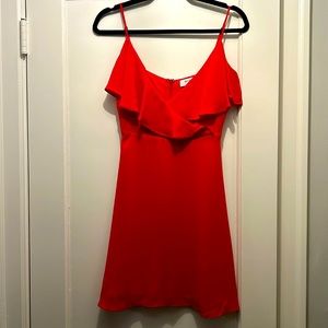 Cherry Red Dress Bailey 44 size small spaghetti straps red dress